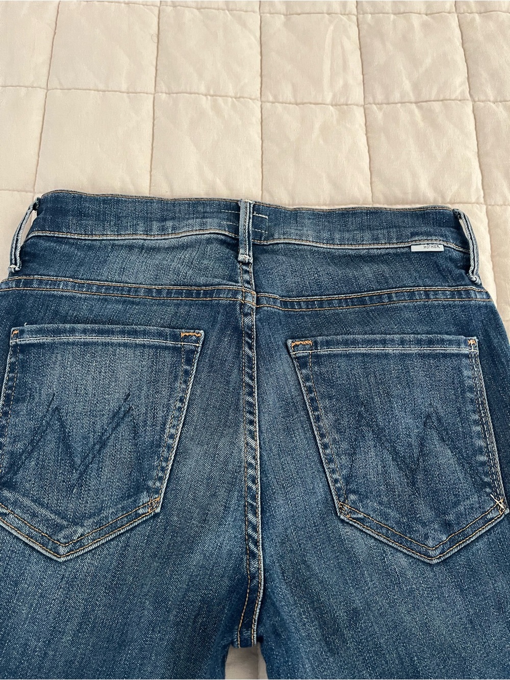 Mother Women’s Dark Blue  Jeans - Picture 8 of 12